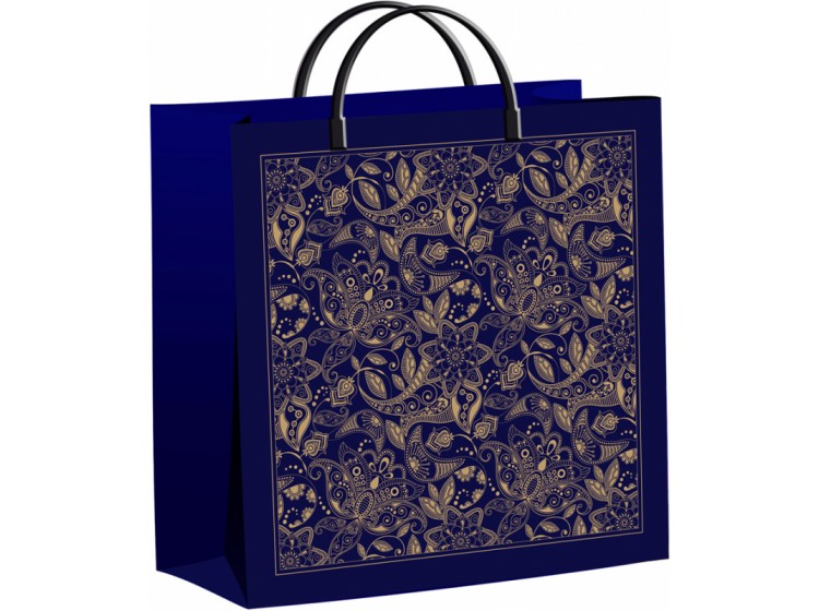 Мешок мягкий пластик 300*300 (140мкр) Подарочный узор